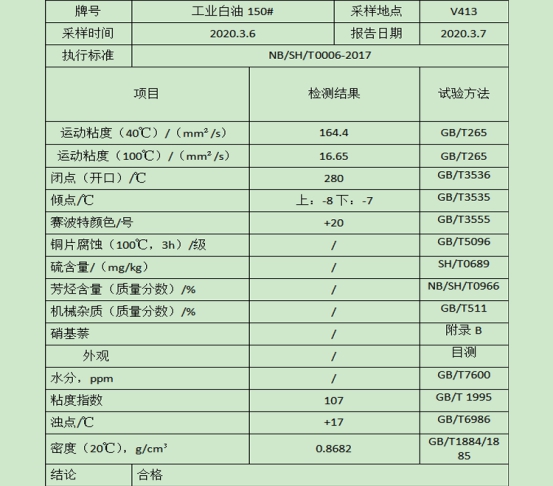 工业级白油150#(图1)